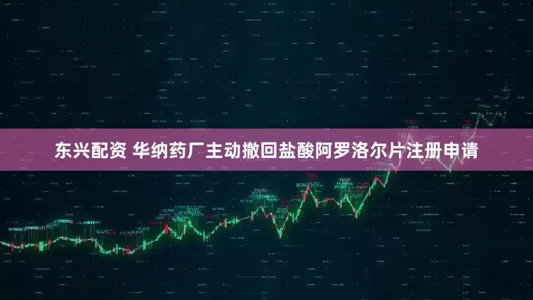 东兴配资 华纳药厂主动撤回盐酸阿罗洛尔片注册申请